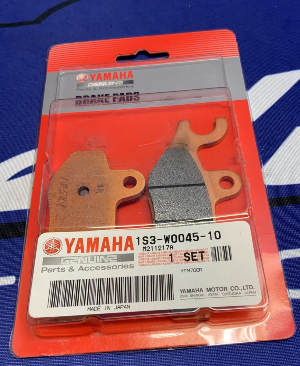 Yamaha Front Right Brake Pad Kit Raptor 700/R 2006-2023 OEM 1S3-W0045-10