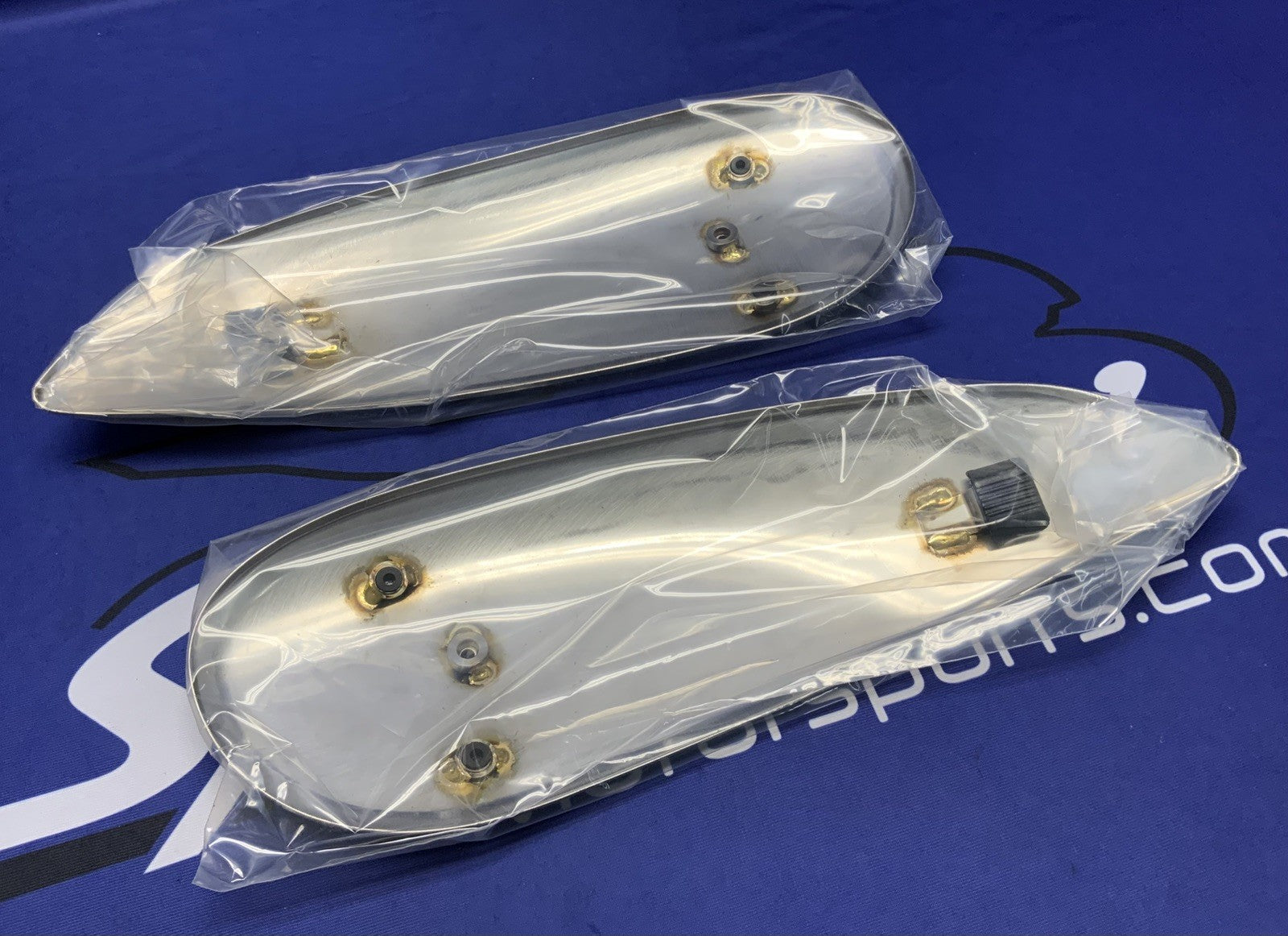 Ducati Tank Cover Set Chrome Scrambler 2017-2021 OEM 97380251A