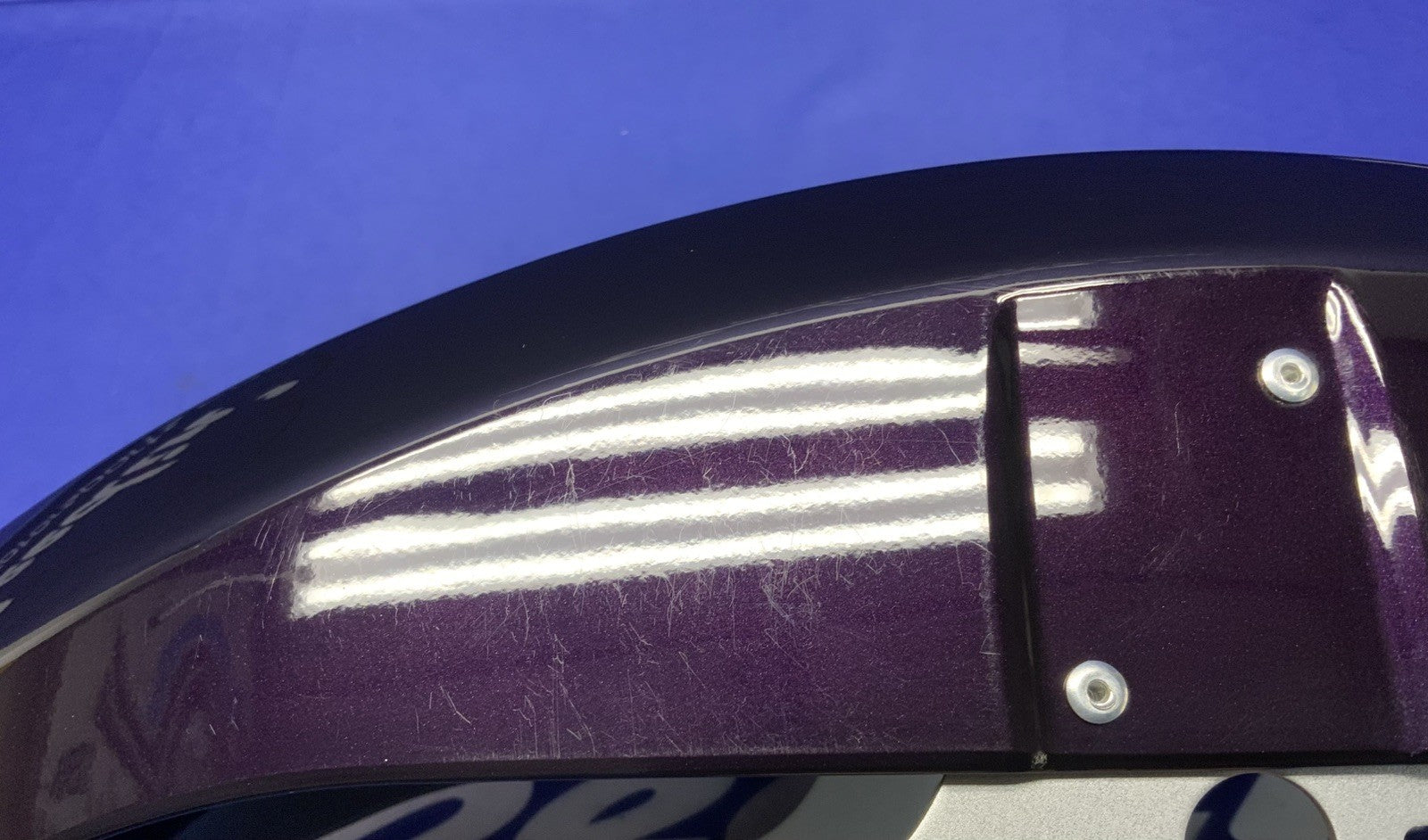 Kawasaki Front Fender Assembly Purple Vulcan 1500 2003 OEM 35040-1053-3F