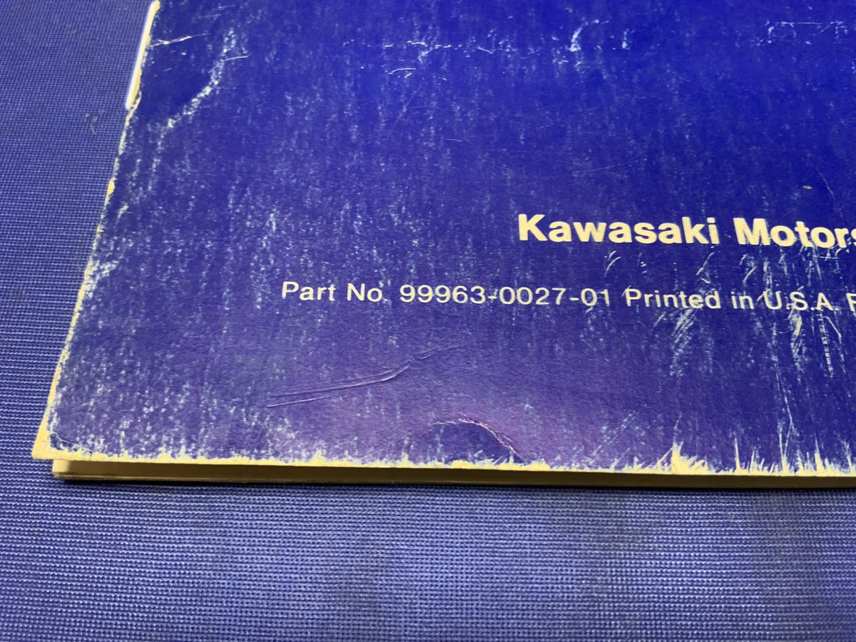 Kawasaki KZ400-H1 Service Manual 1979 OEM 99963-0027-01