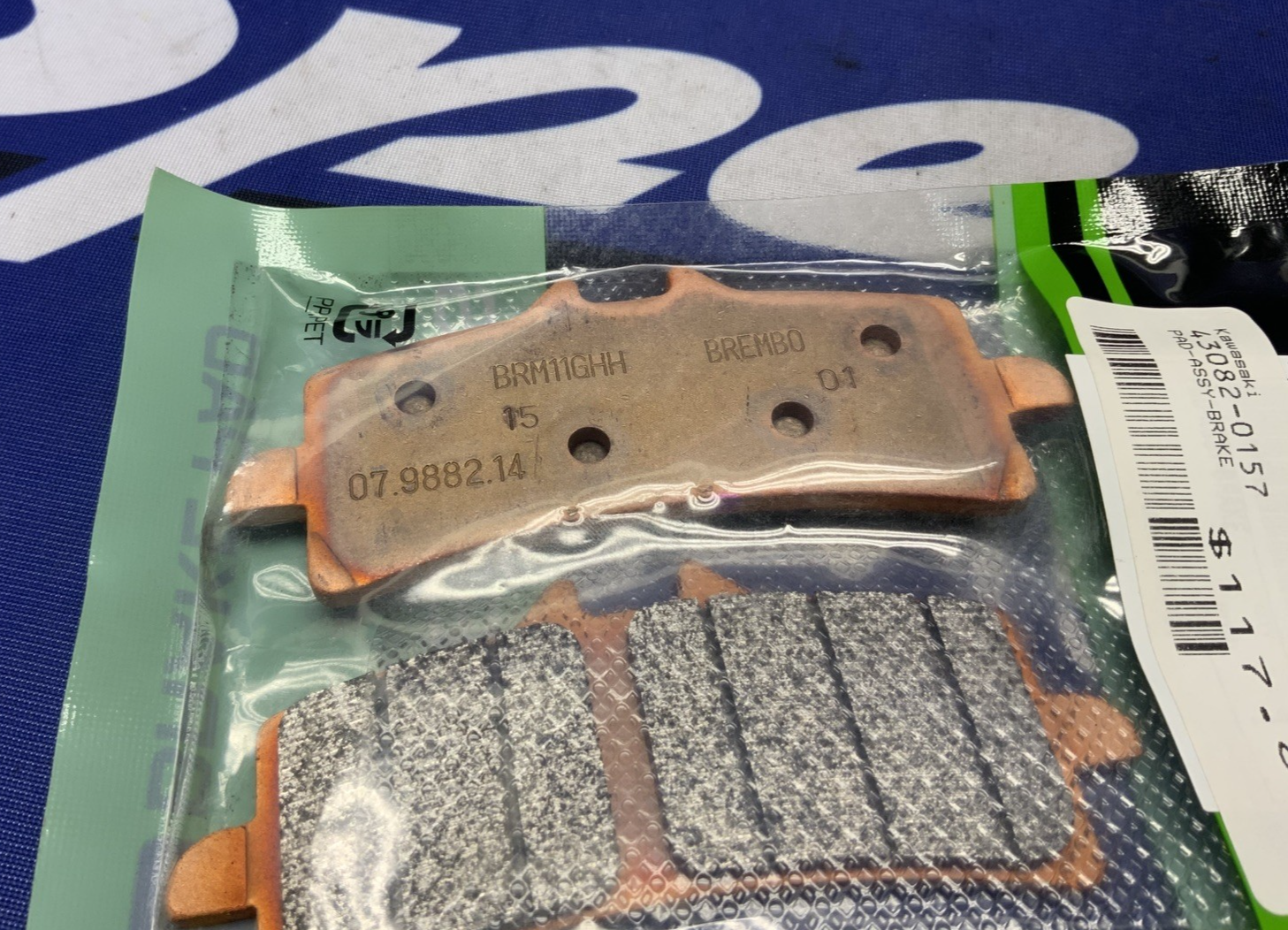 Kawsaki Brake Pat Set ZX-10R/RR 2017-2025 OEM 43082-0157