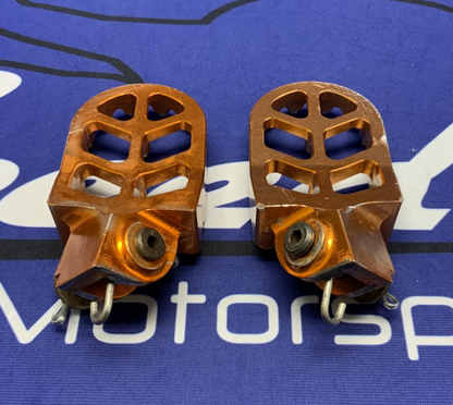 KTM Footrest Pegs Orange 125/250/450 2007-2012 OEM 5030314013390