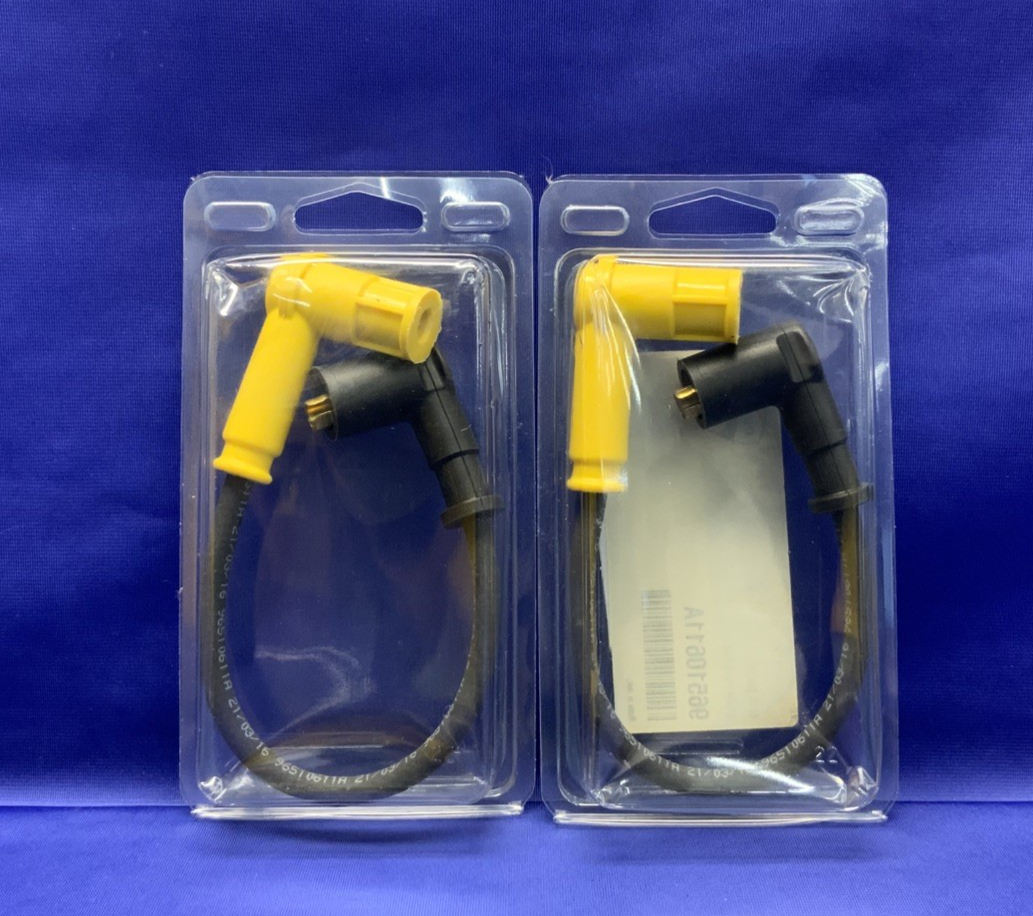 Ducati Spark Plug Pair (Yellow) Scrambler OEM 96580121A