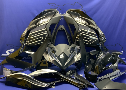 Graves Motorsports Body Work Set (Black) Ninja 500 2024-2026 OEM 51093-5339-739