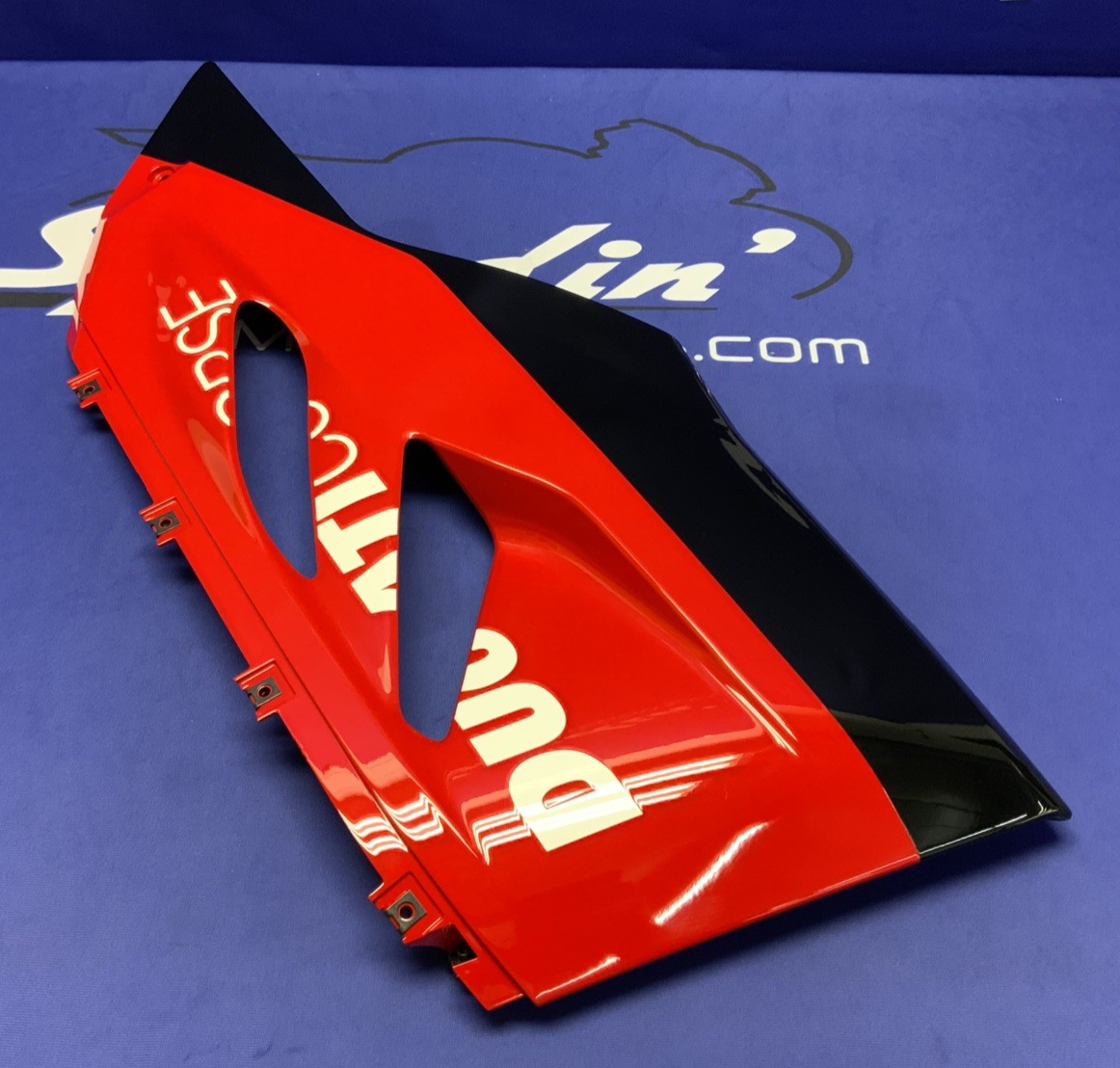 Ducati Left Lower Fairing (Anniversary Red) Panigale V2 2022-2025 OEM 48013761AD