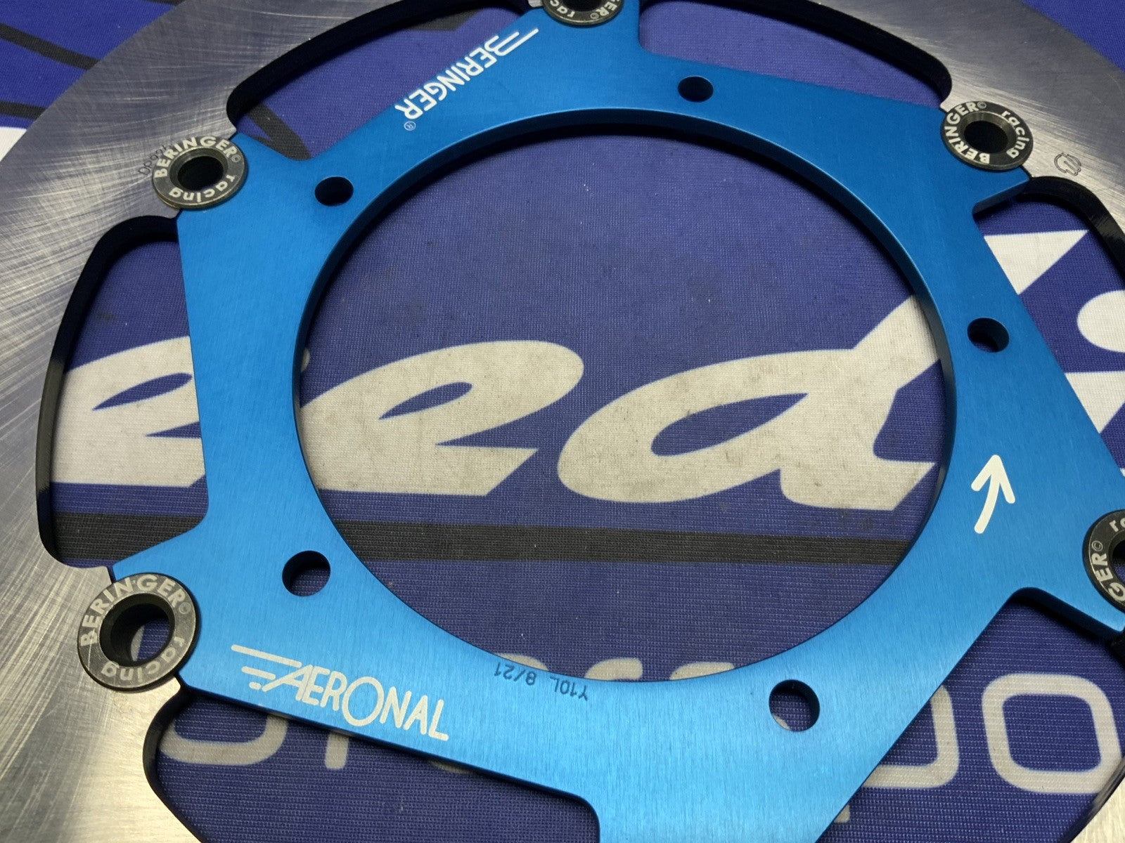 Beringer Left Brake Rotor (Blue) YZF-R7 2021-2025 Y10LGi