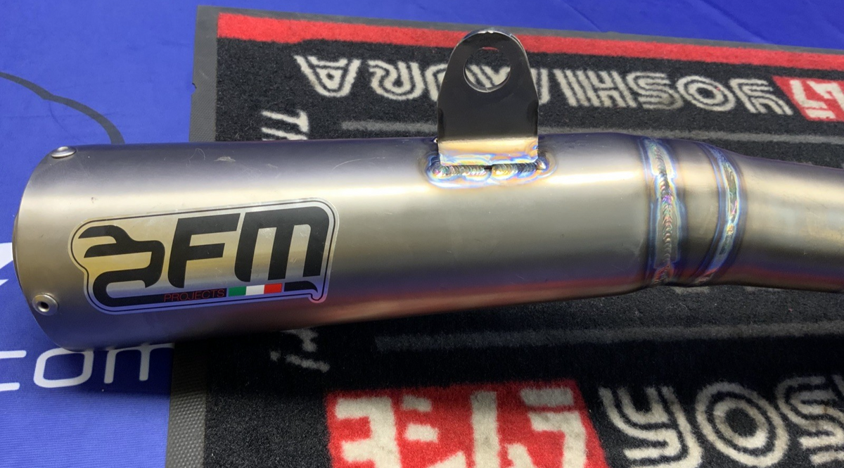 FM Projects Custom Rear Slip On Dual Exhaust System Aprilia RSV4RR 2015-2016 