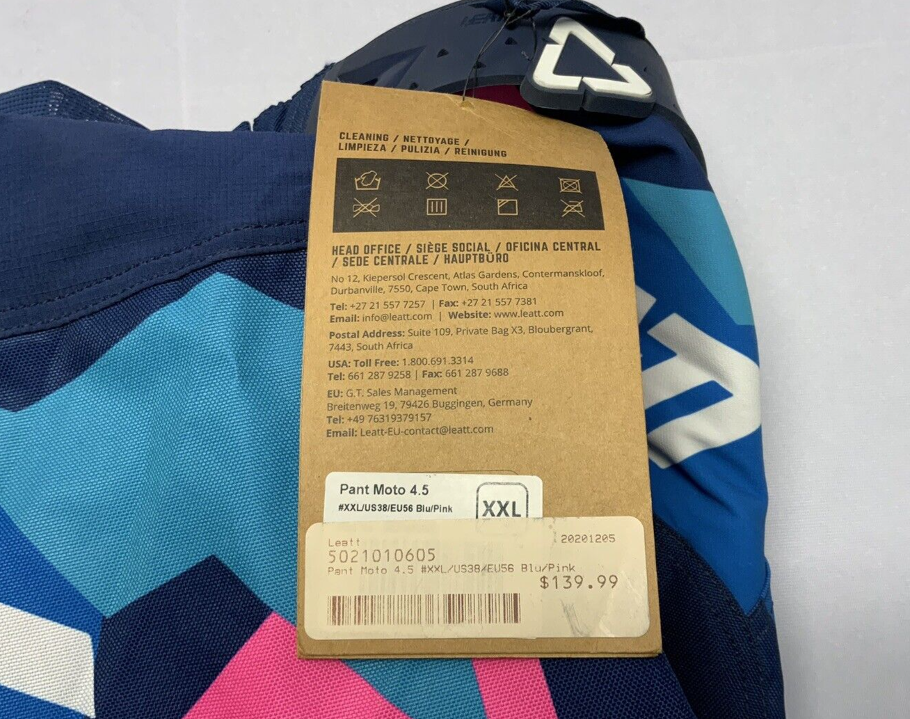 Leatt Adult MotoCross 4.5 Pants Size 38 5021010605