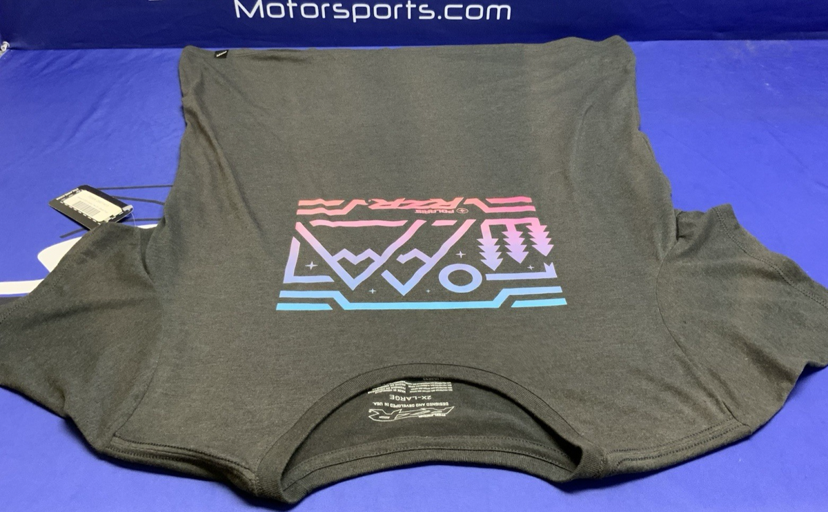 Polaris Women's RZR Scenic Black Frost Tee 2XL 286071412