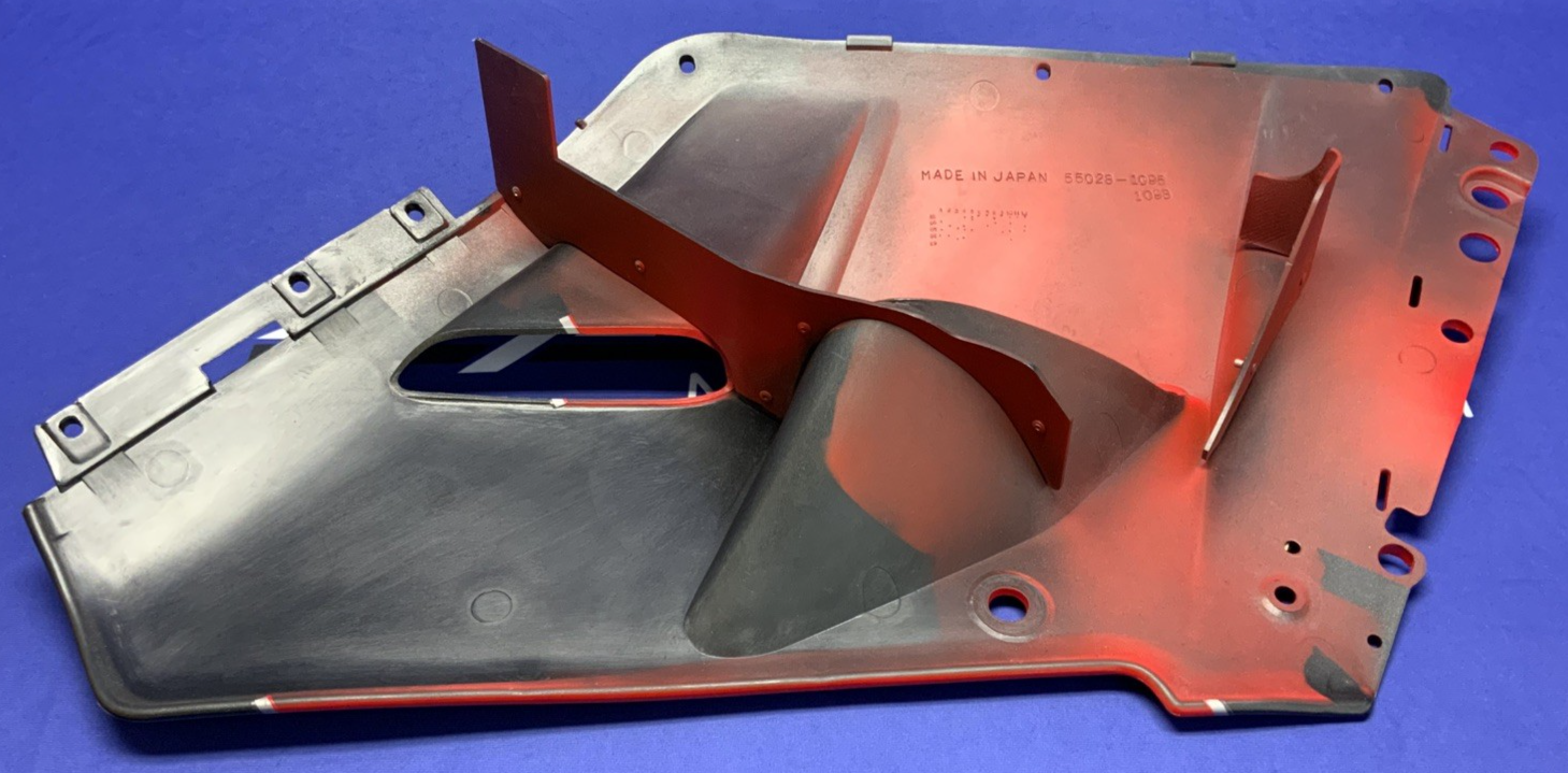 Kawasaki Right Side Fairing (Firecracker Red) ZX1000 1986-1987 OEM 55027-5017-T3
