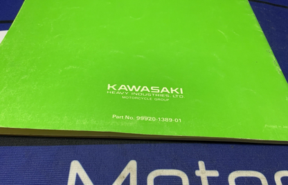 Kawasaki KX125 Race Prep and Tuning Manual 1987 OEM 99920-1389-01