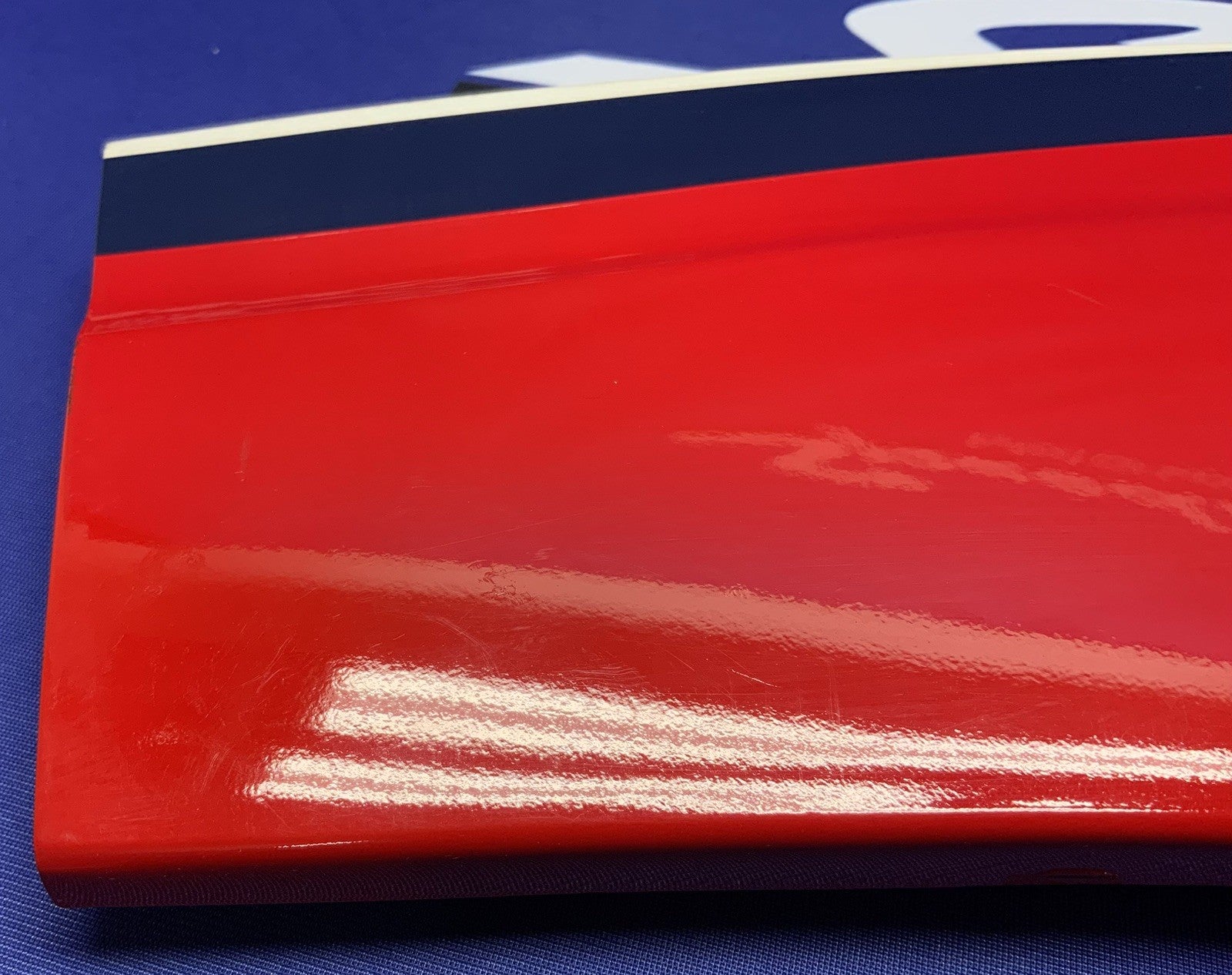 Kawasaki Right Side Cover (Red, White & Blue) Ninja 600 85-86 OEM 36002-5196-P9