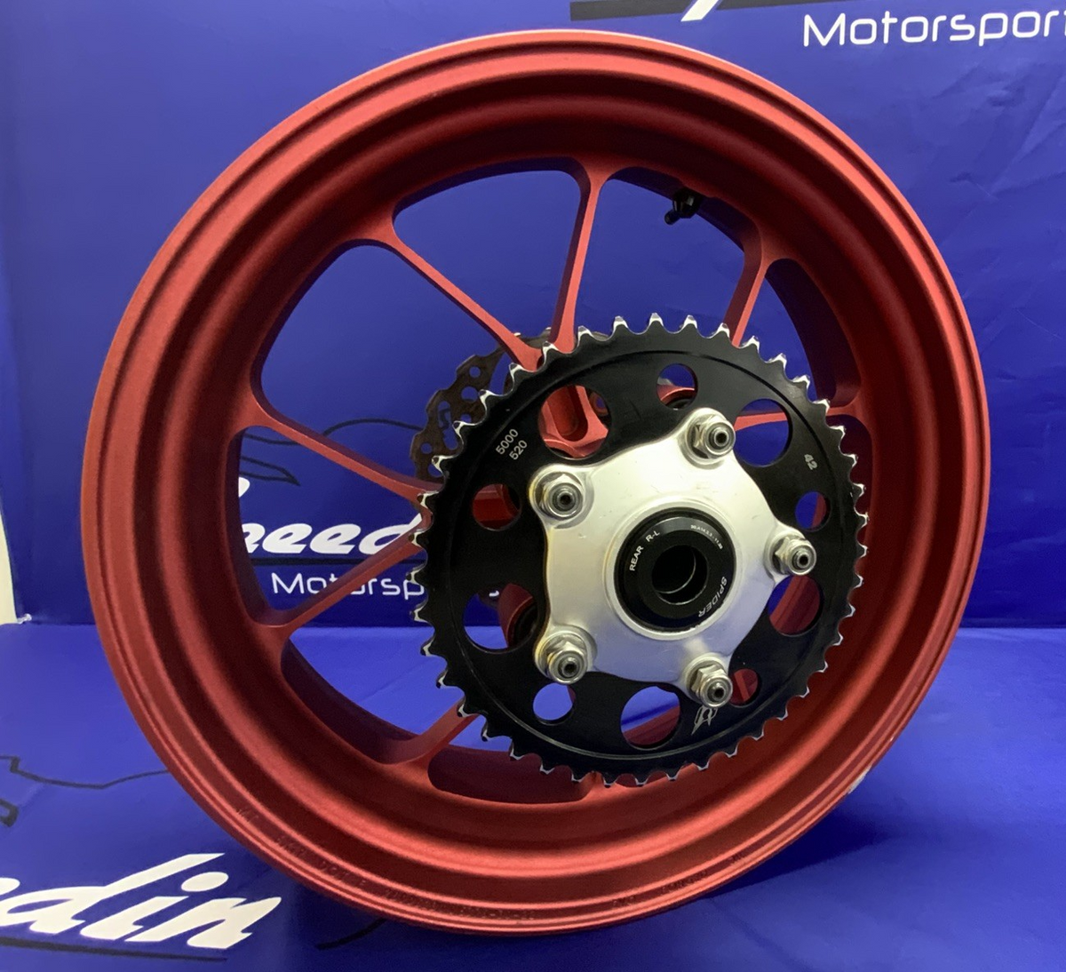 Aprilia Rear Wheel W/ BrakeTech Rotor/Captive Spacer RSV4 2015-2018 OEM 2B002033