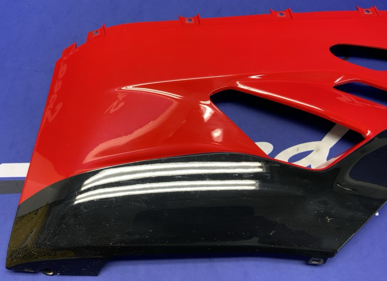 Ducati Left Lower Fairing (Anniversary Red) Panigale 1199 12-17 OEM 48013333AA