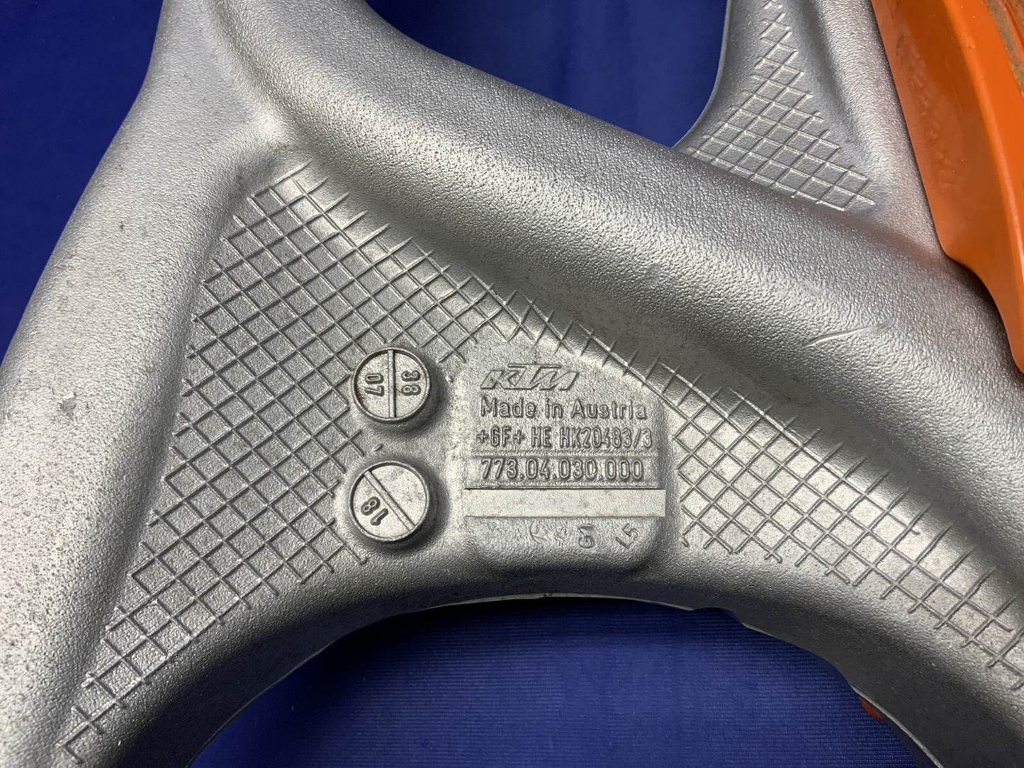 KTM Rear Swing Arm 450 XC-F 2008-2009, SX-F 2007-2010 OEM 7730403000