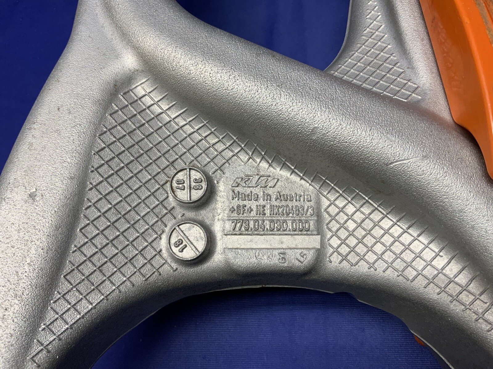 KTM Rear Swing Arm 450 XC-F 2008-2009, SX-F 2007-2010 OEM 7730403000