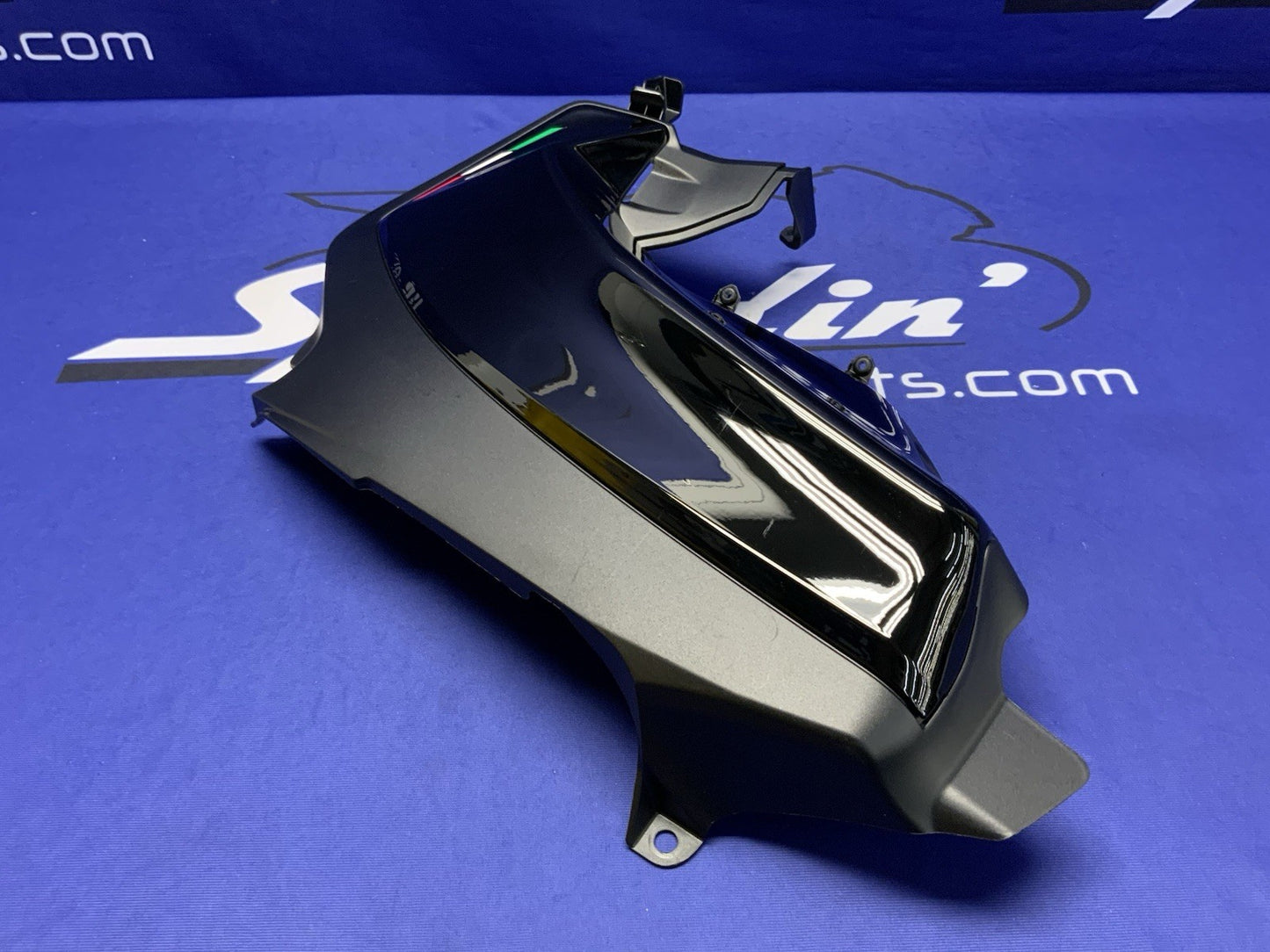 Ducati Left Tank Fairing (Thrilling Black) Panigale V2 20-25 OEM 4801B041AD-2