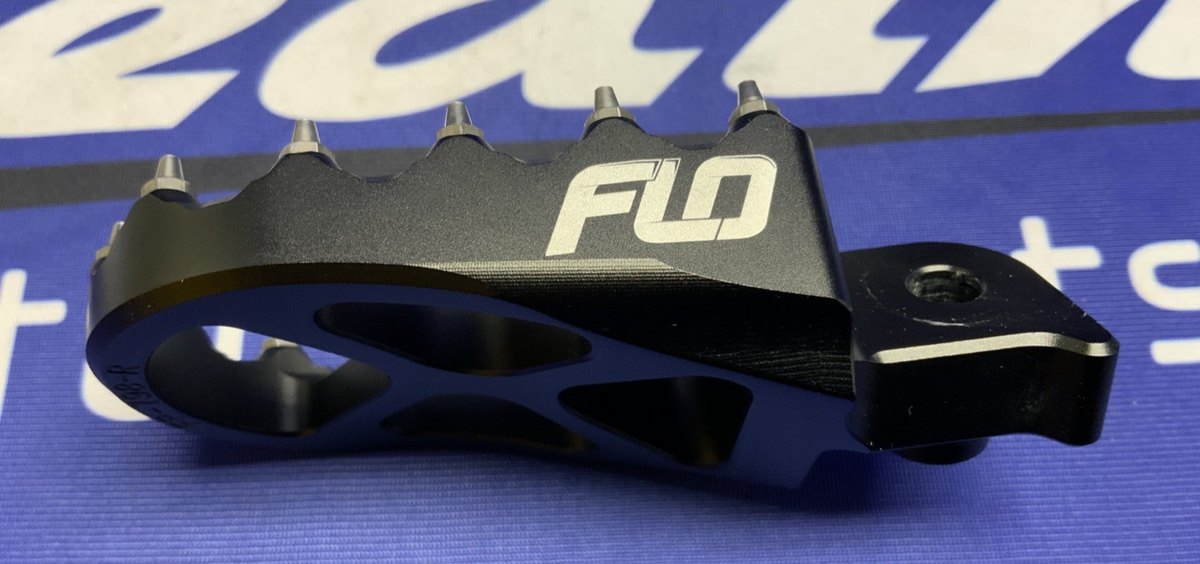 Flo Motorsports Pit Bike Foot Pegs CRF/KLX Kawasaki KLX110 FPEG-798BLK