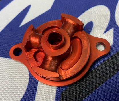 Rec MX Billet Oil Filter Cover Honda CRF450R 2002-2008 RECFC01-RD