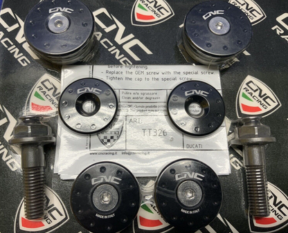 CNC Racing Frame Plugs Hypermotard 939 2016-2018 TT326