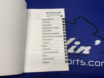 Kawasaki KLR600 Service Manual 1984 OEM 99924-1050-01