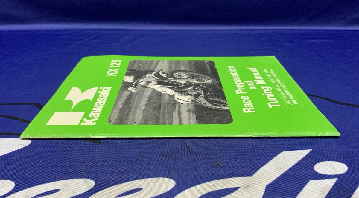 Kawasaki KX125 Race Prep and Tuning Manual 1987 OEM 99920-1389-01