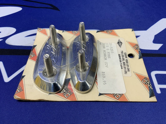 Diamond Powersports Mirror Caps Suzuki GSXR 1000 2001-2004 20-5203