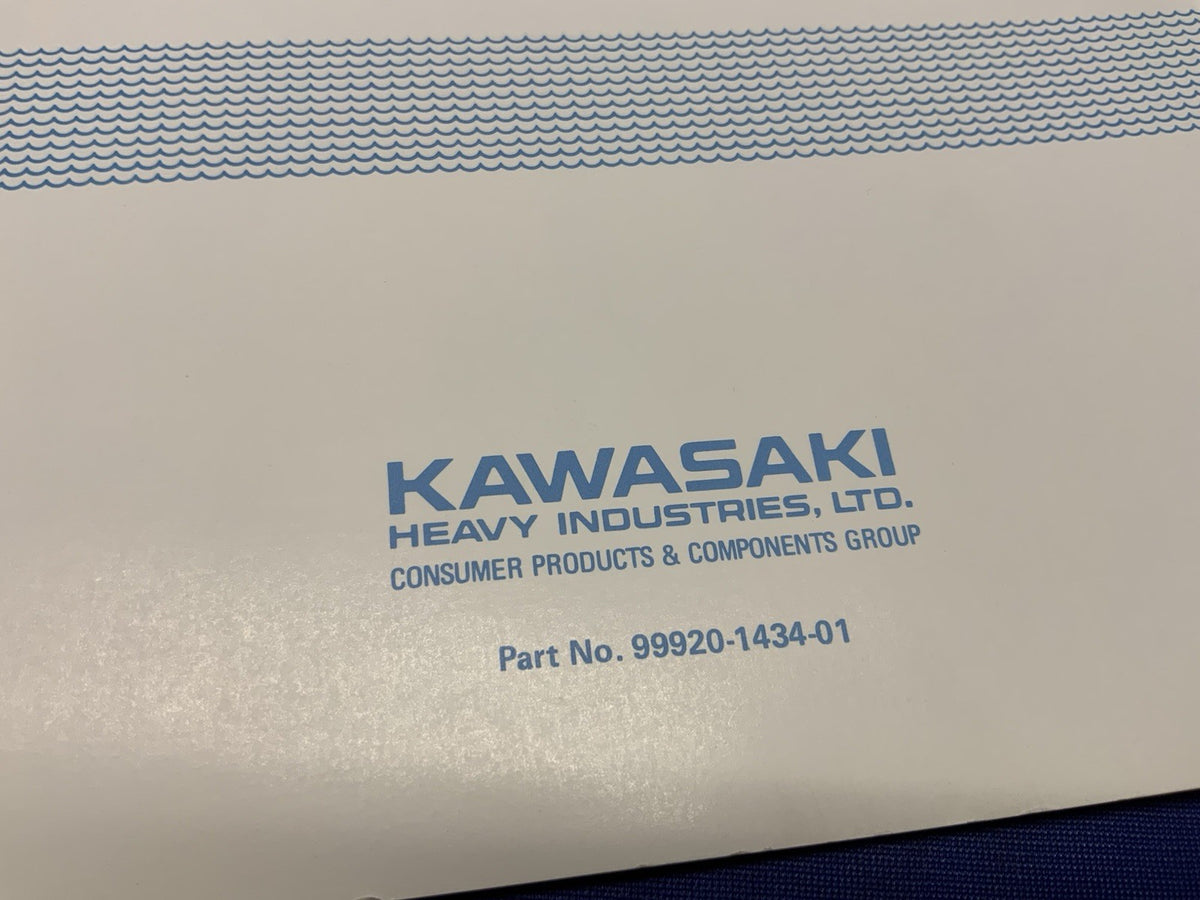 Kawasaki Jet Ski JS550 Owners Manual 1986-1989 OEM 99920-1434-01