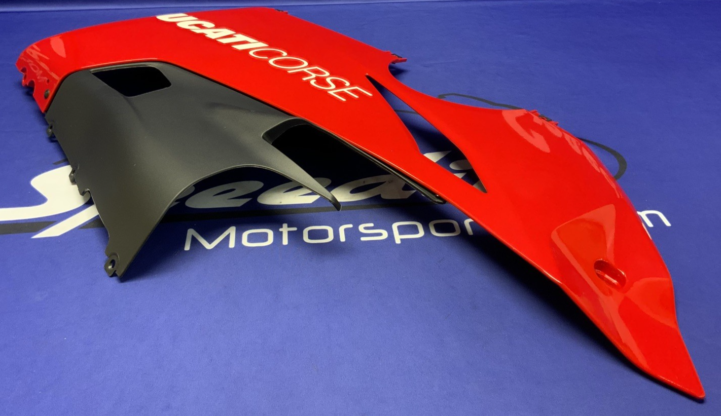 Ducati Left Lower Fairing (Red) Panigale V4 2020 OEM 48019275BT