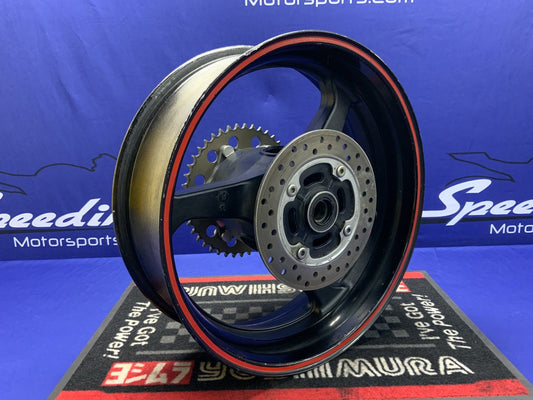 Honda Rear Wheel W/ Cush Drive/Rotor CBR600RR 2007-2013 OEM 42650-MFJ-305ZA