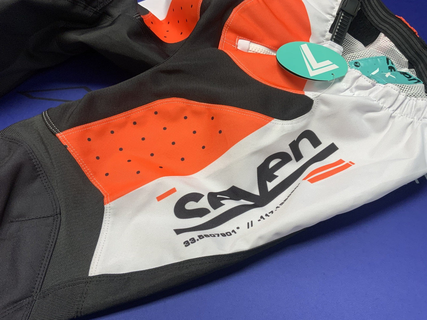 Seven Vox Aperture Pants White/ Orange (Size 30) 2330081-180-30