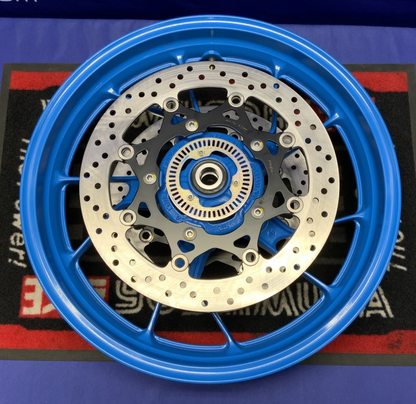 Suzuki Front Wheel W/ Rotors (Blue) GSX-8R 2024-2026 OEM 54111-25L00-QZB-2