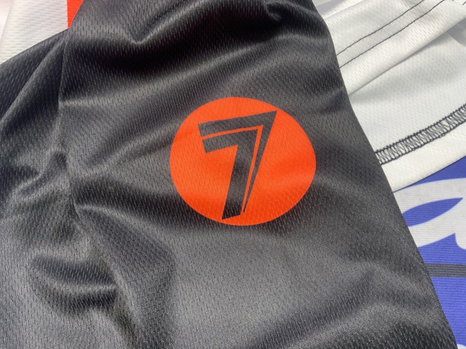 Seven Vox Aperture Jersey White/ Orange (Medium) 2250081-180-M