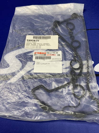 Yamaha Cylinder Head Valve Cover Gasket YZF-R6 2023-2026 OEM 2C0-11193-00