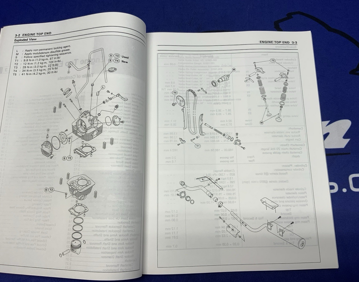 Kawasaki Lakota 300 Service Manual 1995-2004 OEM 99924-1187-03