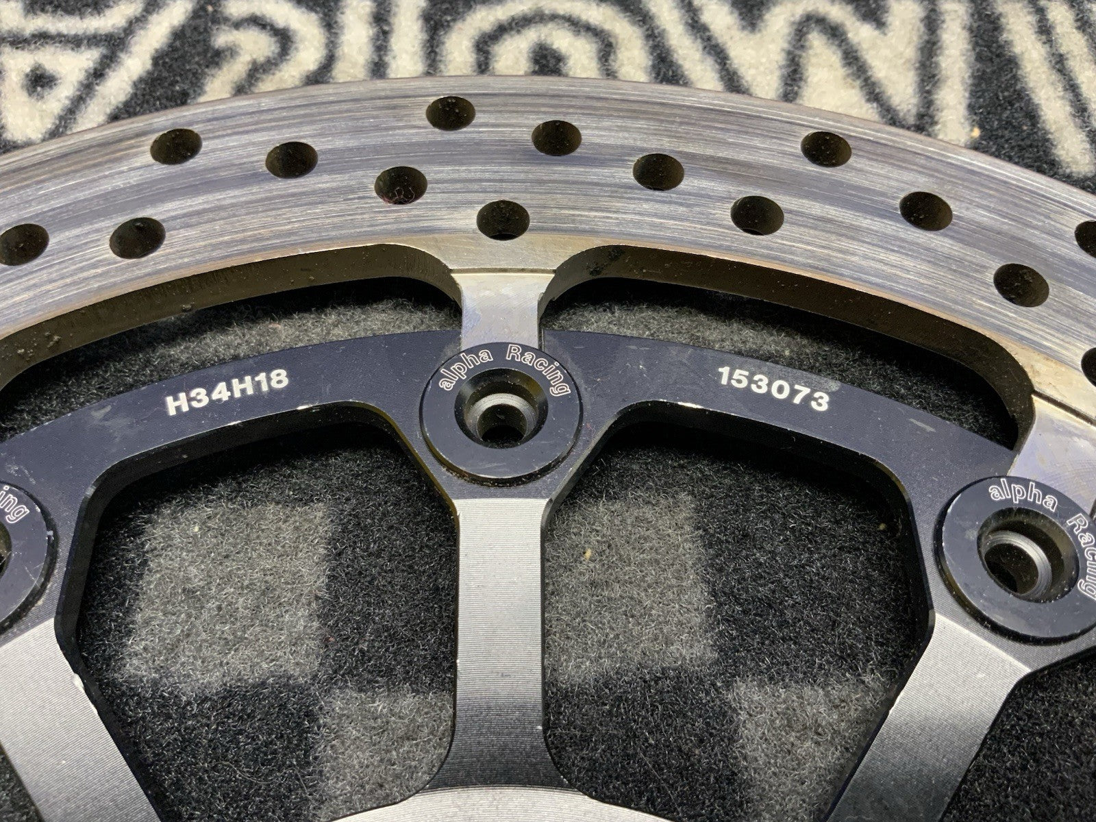 Alpha Racing 320x7mm EVO Brake Rotor Set BMW M1000RR 2021-2025 3411B303C02