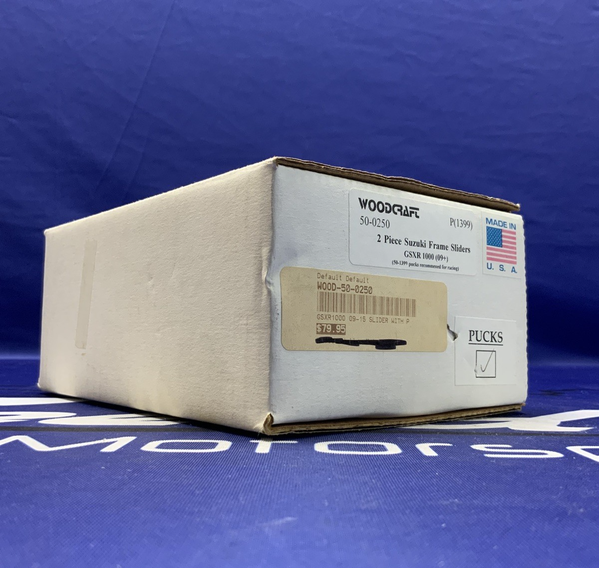 Woodcraft Frame Slider Kit W/ Pucks GSXR 1000 2009-2016 50-0250-15