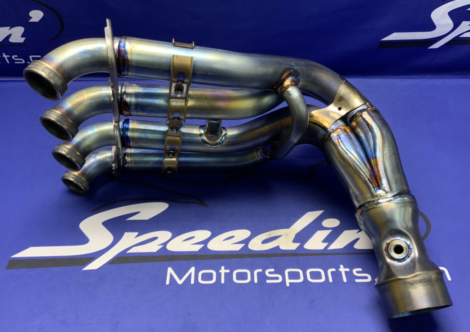 Kawasaki Exhaust Manifold (Titanium) ZX-10R/RR 2021-2025 OEM 39178-0390