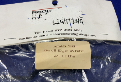 Radiantz Hardcore lighting Devil Eye 45 LED's White 3045-50