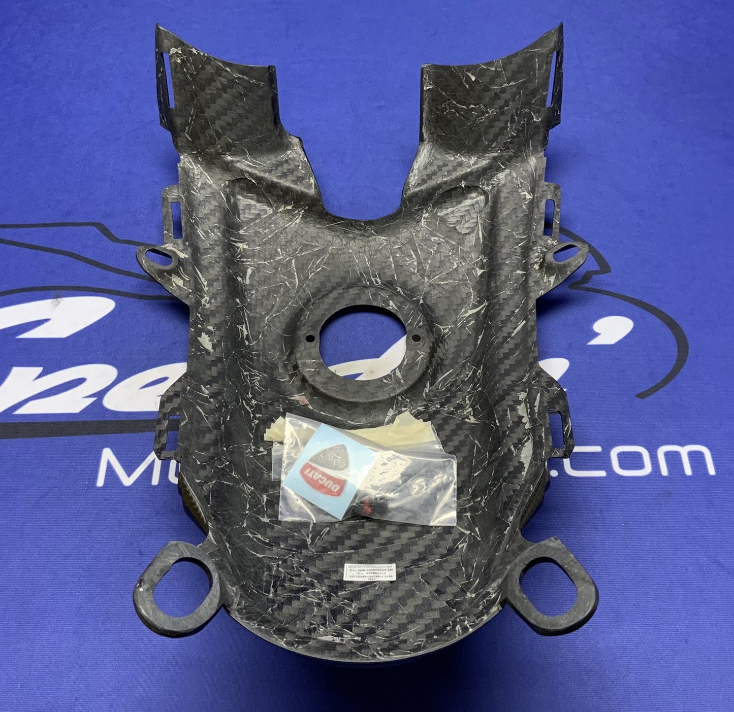 Ducati Carbon Tank Cover 1199 Panigale 2012-2013 OEM 96980151A