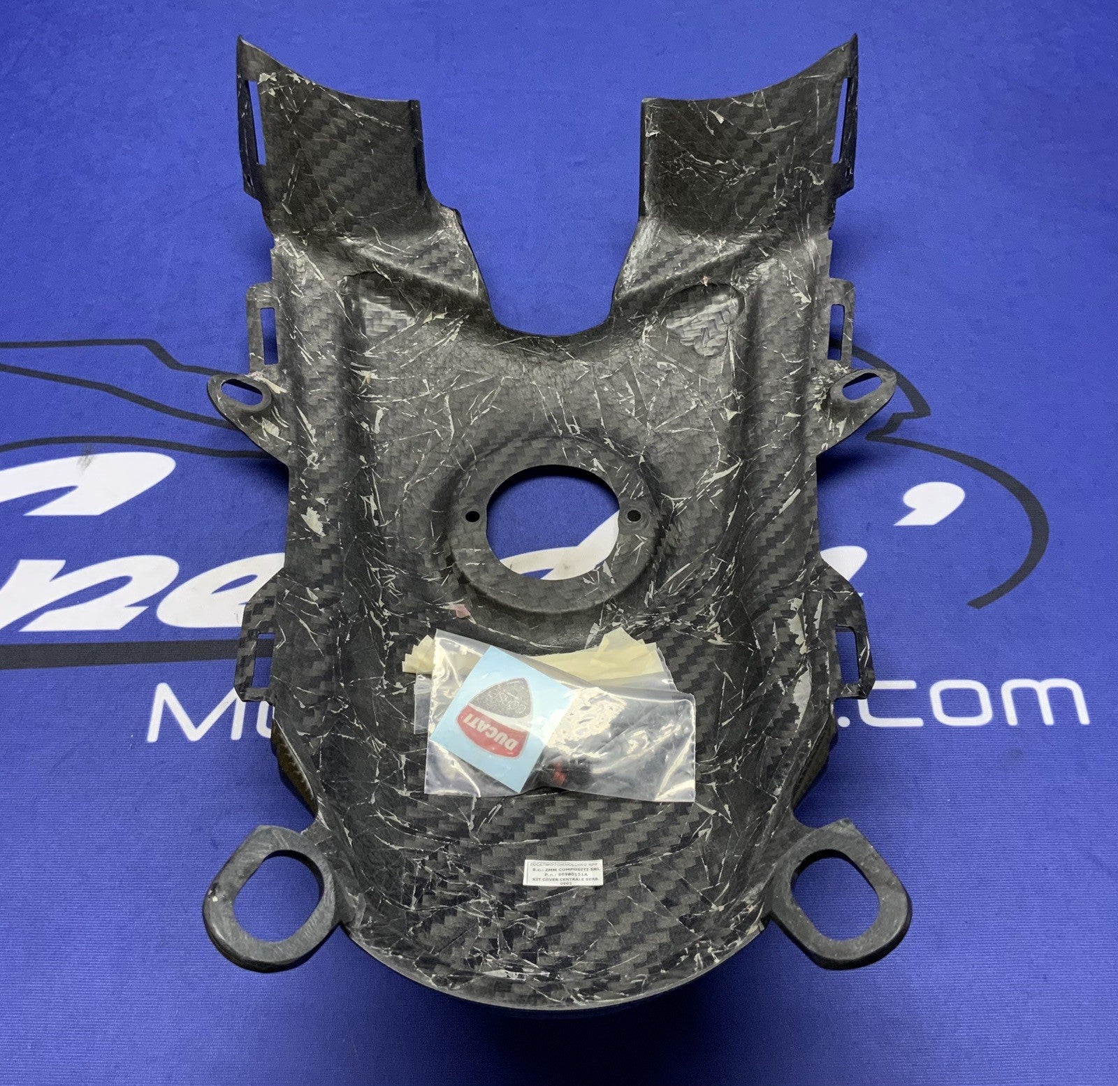 Ducati Carbon Tank Cover 1199 Panigale 2012-2013 OEM 96980151A