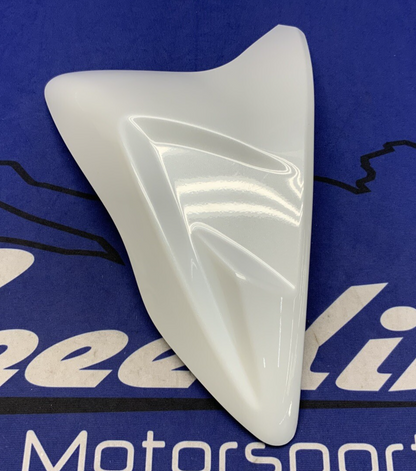 Suzuki Left White Fuel Tank Cover GSXR 600/750 2017-25 OEM 44280-14J80-YUH