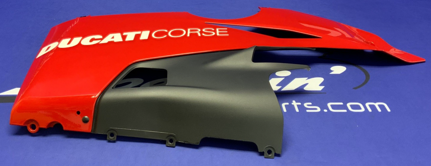 Ducati Left Lower Fairing (Anniversary Red) Panigale V4 19-20 OEM 48019275BT-1