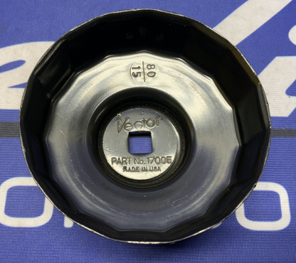 Vector Oil Filter Wrench Cup 80mm 15 Flute 17005C