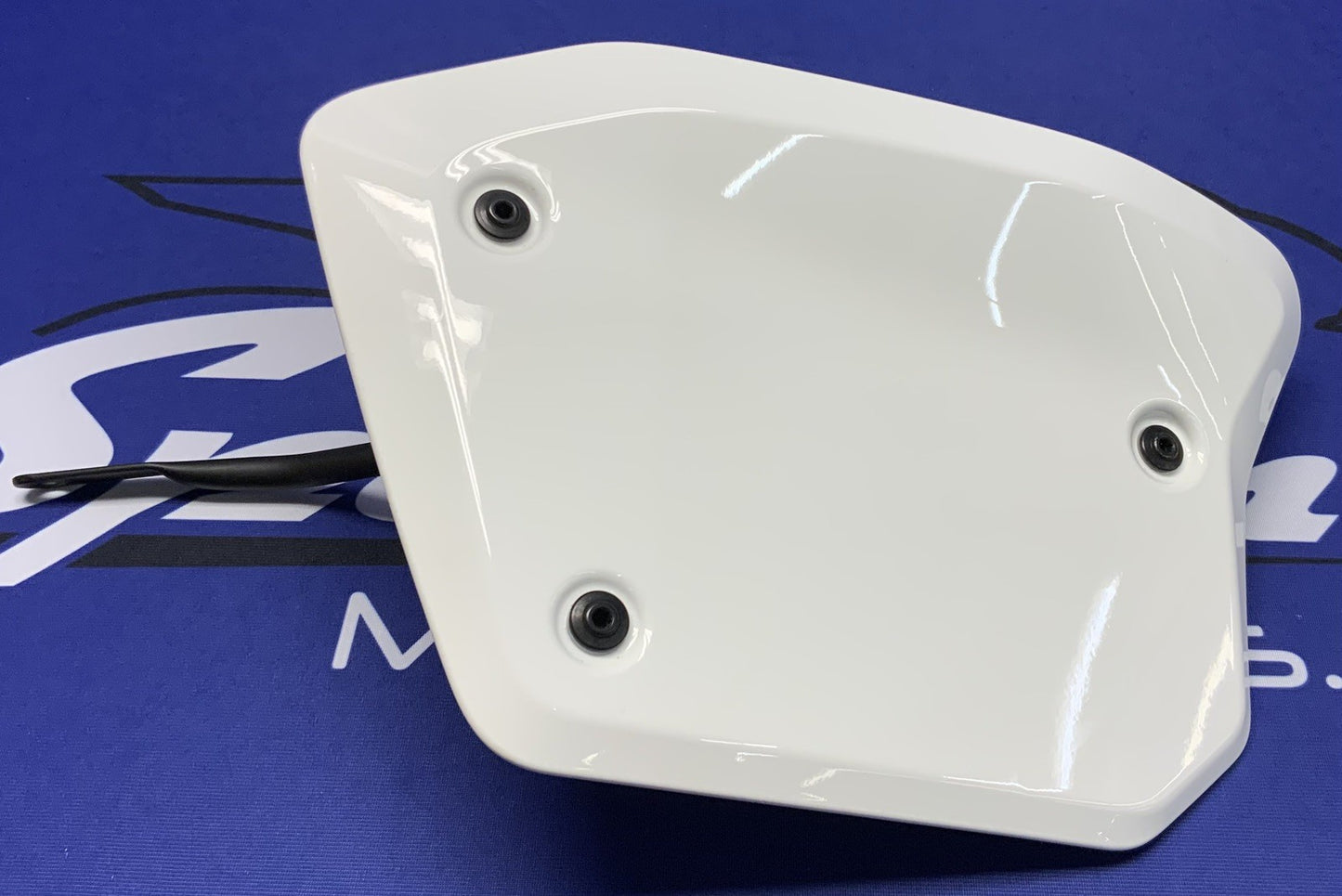 Ducati Number Plate Set (White) Scrambler 2015-2018 OEM 97180381B