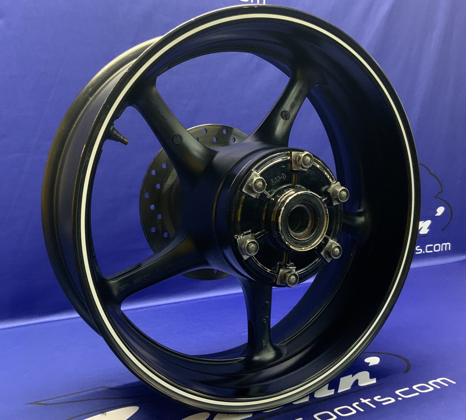 Yamaha Rear Wheel Assembly (Black) YZF-R6 2003-2008 OEM 5SL-25338-00-98