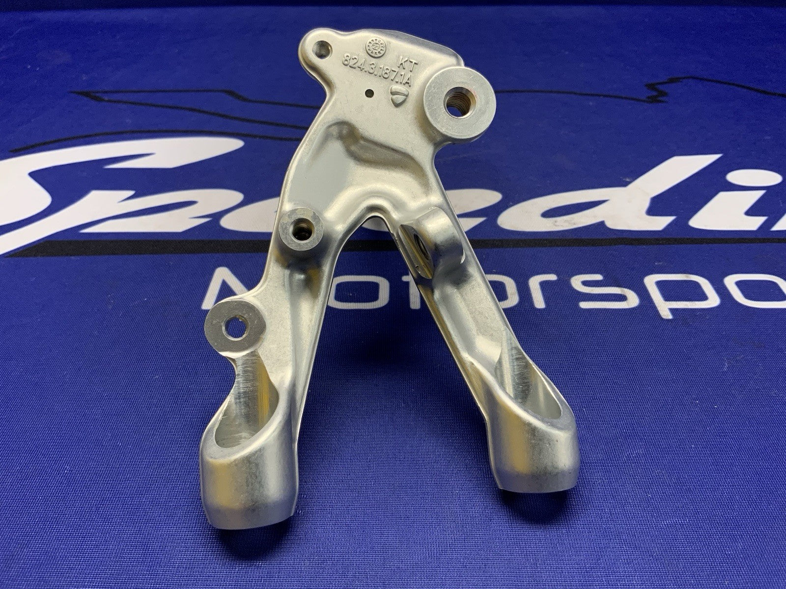 Ducati Right Rearset Bracket W/ Peg Panigale V2 2020-2024 OEM 82411871BA
