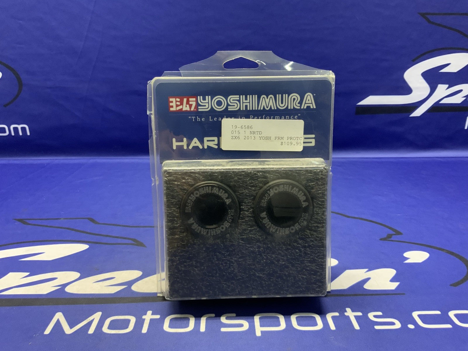 Yoshimura Frame Slider Kit Black Kawasaki ZX-6R 2013-2018 040BG146410