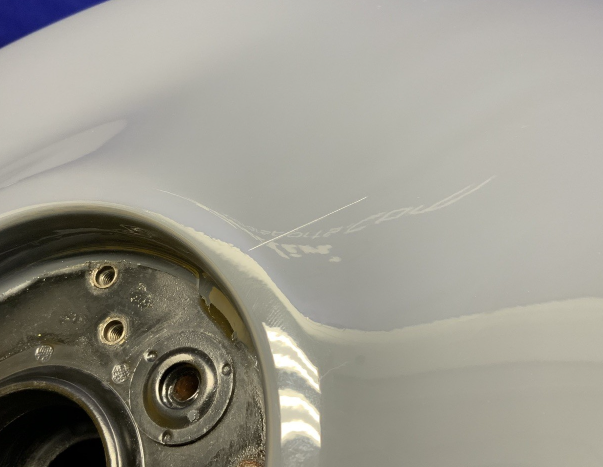 Ducati Fuel Tank (Concrete Grey) Monster 1200 S 2017-2018 OEM 58612501