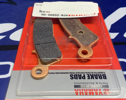 Yamaha Front Brake Pad Kit YZ125 2022-2027 OEM B2W-25805-00-00